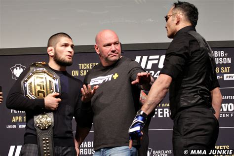 Full UFC 249 press conference with Khabib Nurmagomedov and Tony Ferguson.